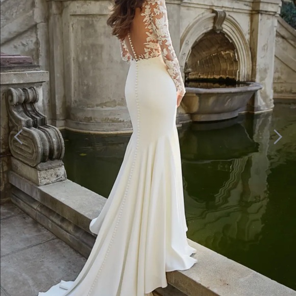 Jenny Yoo Lisette Preowned Wedding Gown - Picture 3 of 6